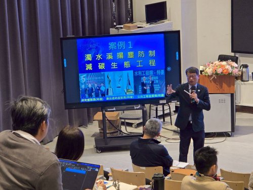 經濟部水利署第四河川分署李友平分署長蒞臨演講..more